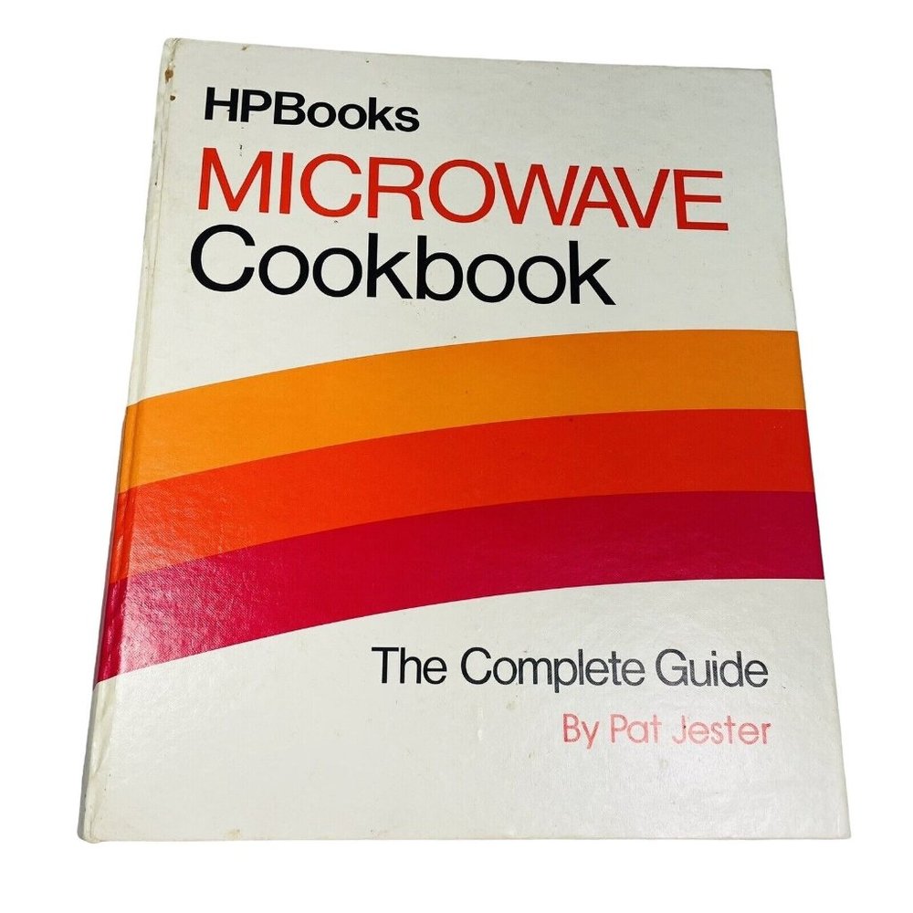 HP Books Microwave Cookbook Complete Guide Pat Jester Vintage 5 Ring Binder Book